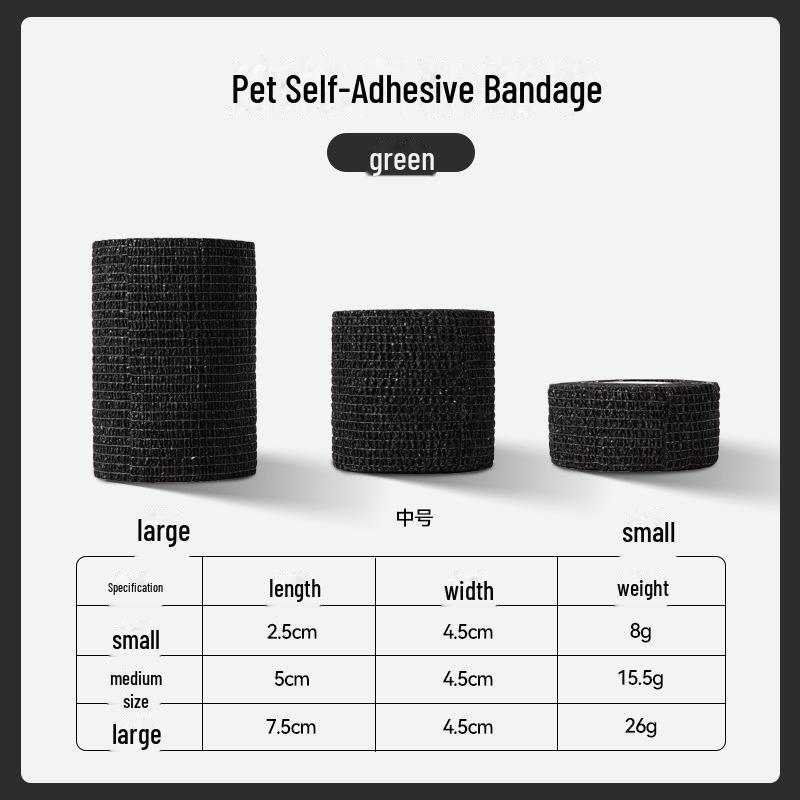 Hand-Tear Pet Bandage: Lightweight, Breathable Foot Protection for Dogs Outdoors