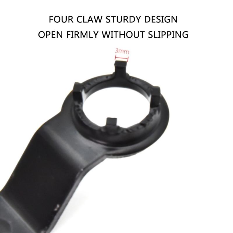 High Carbon Steel Four Pronged Thickened Angle Grinder Wrench Suitable for Secure Grip Nuts Removal Clamping Disassembly