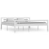 VidaXL Bed Frames White and Black Metal 180 X 200 Cm