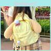 Shoulder Plush Cookieann Backpack Cartoon Bag Large Capacity Zipper Design