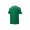 PUMA T Shirts Men's Green Crew Neck Moderate Straight Fit (Unisex) T-Shirts 536913 96