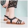 Bohemian National Style Versatile Fashion Trend Flat Sandals For Women's Elastic Straps Lightweight And Comfortable Sandals