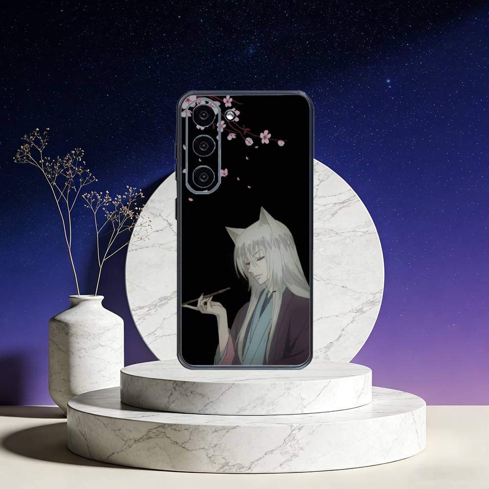 T-Tomoe K-Kamisama Anime Phone Case For Samsung Galaxy A73,A72,A71,A70,A53,A52,A51,Others Soft Black Cover