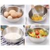 Practical Salad Storage Bowls Metal Nesting Bowls Stainless Steel Cooking Basin Perfect for Restaurant Shop and Kitchen