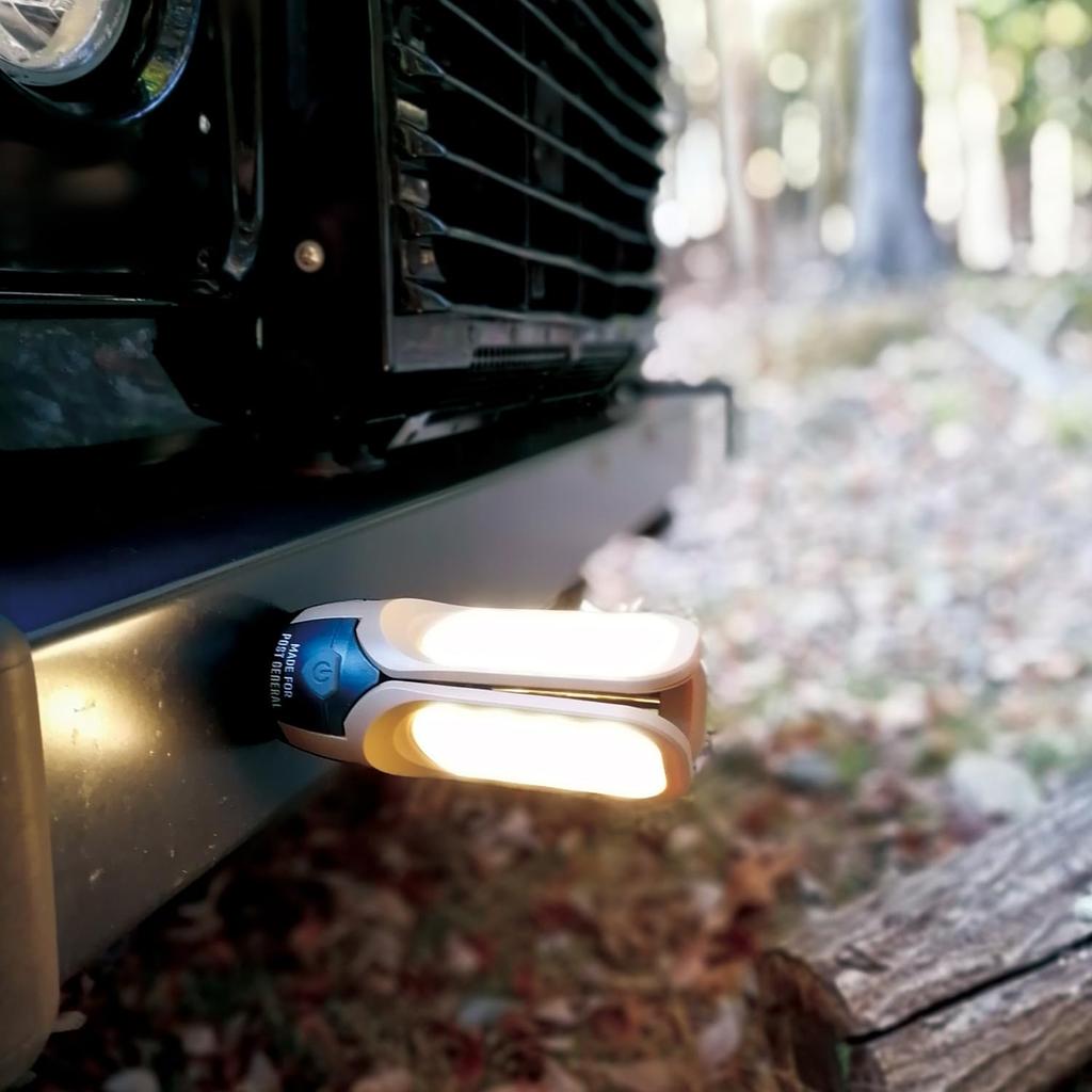 LED light Tri-panel solar-charged