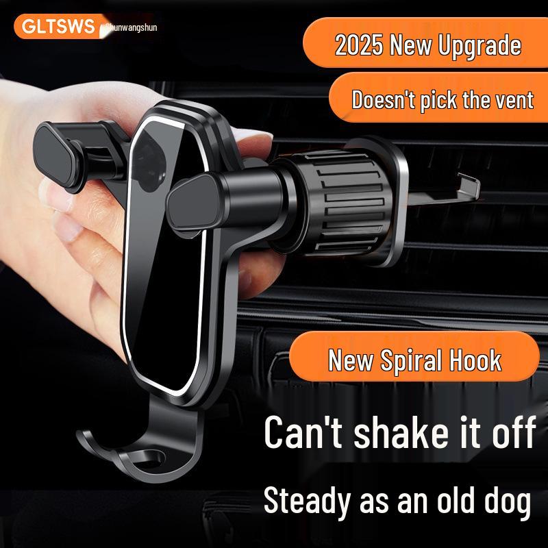Shun Wang Car Air Vent Phone Holder with Extended Hook for Universal Navigation Support