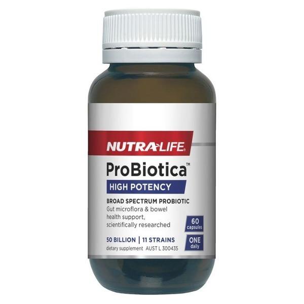 Nutra-Life Probiotica 50 Billion 60 Capsules Exclusive Size