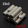 Powerful Neodymium Magnet N35 NdfeB Permanent Magnetic imanes Round Super Strong Fridge Magnets DIY 3x3 6x3 10x3 15x3 20x3mm