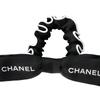 CHANEL new bow rabbit ears silk hair rope women's black
