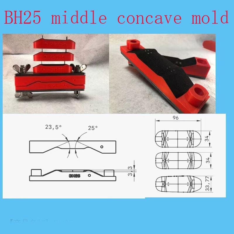 Custom New ABS Plastic Metal Finger Skateboard Fingerboard Mold with Three Shapers красный