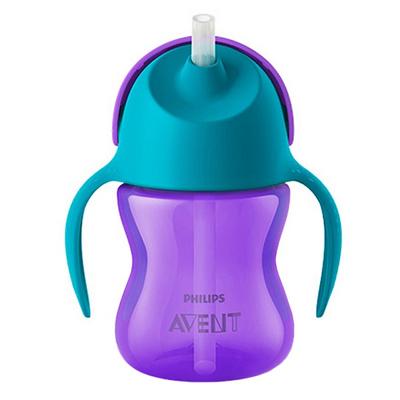 Philips Avent Avent Bendy Strohhalmbecher 200ml SCF796, lila, 1 Stück