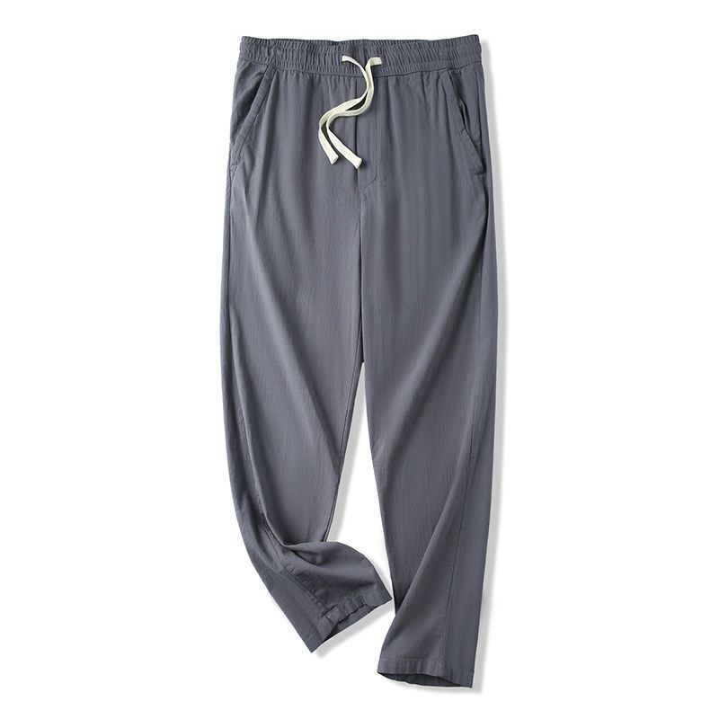 Slub Cotton Summer New Arrival Export Men Pants
