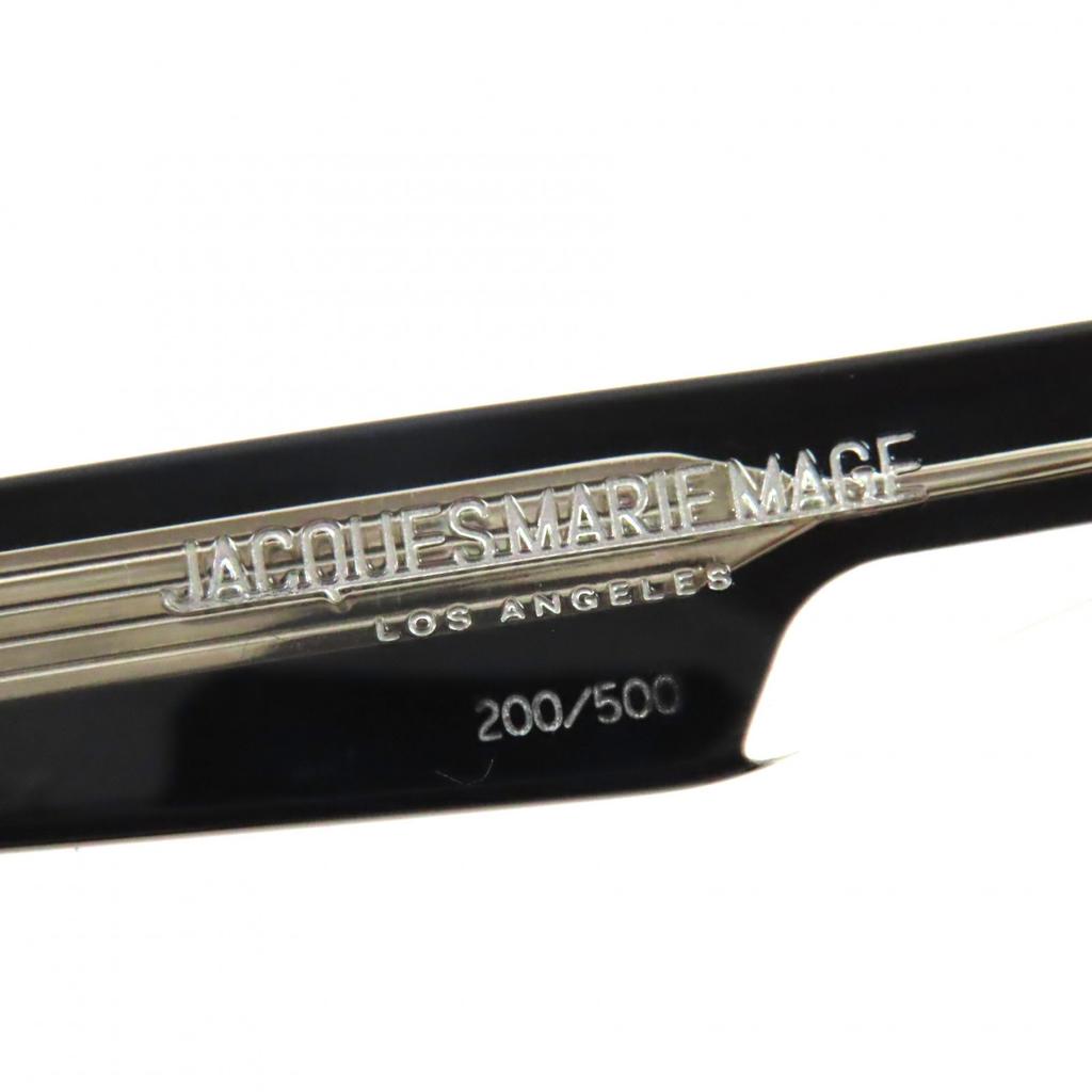 Excellent JACQUESMARIEMAGE sunglasses FONTAINEBLEAU black mens JMMFU-6W Used