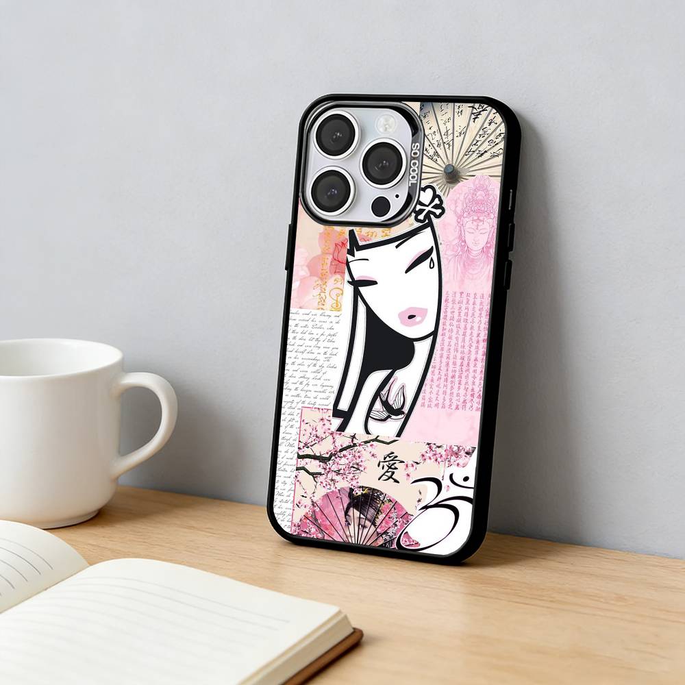 

Япония T-Tokidokis Чехол для телефона Для iPhone 17,16,15,14,13,12,11 Plus,Pro Max,XS,Цветной Серебристый Чехол для телефона Funda Cover iPhone15