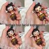 Nezha Emoji Pack: Face-Changing Demon Toy - Press To Transform Ornament, Creative & Funny!