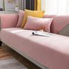 Luxury Solid Sofa Towel Cat Scratch Seat Cushion Covers for Living Room Chaise Longue Corner L Shape Furniture Sofa Slipcovers