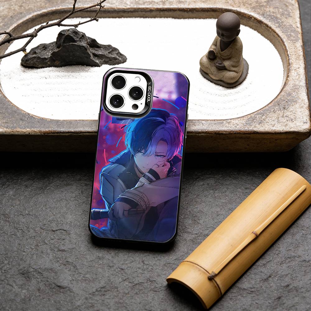 A-Akito Shinonome T-Toya Aoyagi Phone Case For iPhone 16,15,14,13,12,17,Pro,MAX Black Matte Shockproof Cover