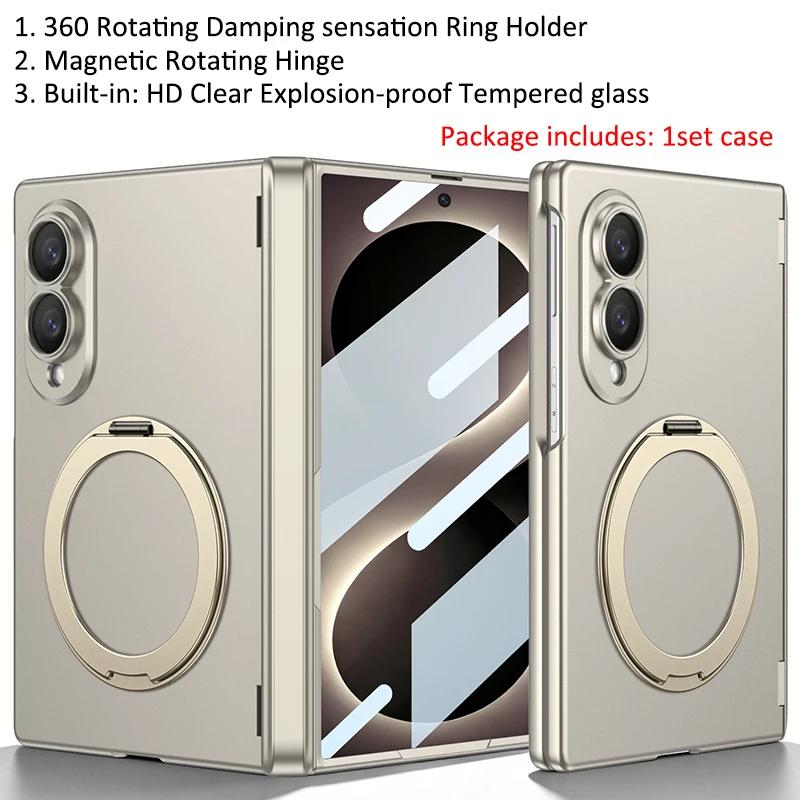 Magnets Magnetic 360 Rotating Ring Holder Protector Case For Samsung Galaxy Z Fold8 Ultra Fold 8