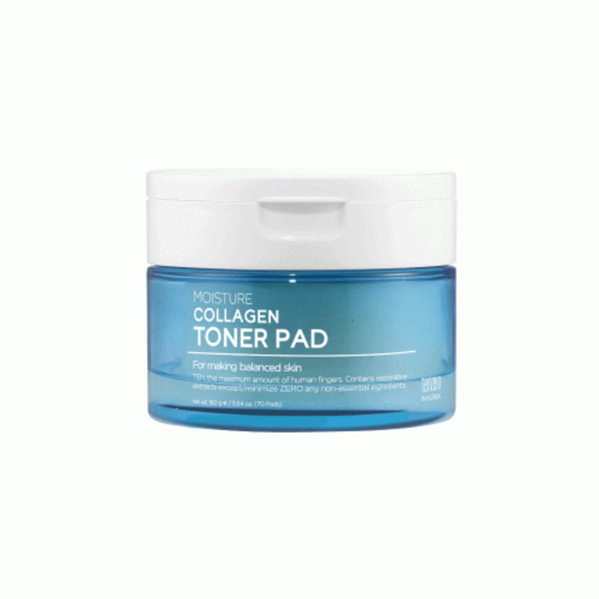 TENZERO Moisture Collagen Toner Pad Exfoliating 70 Sheets