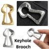 Vintage Jas Pin Corsage Ornament Metaal Glanzend Broche Uniform Sleutelgat Broche Mannen