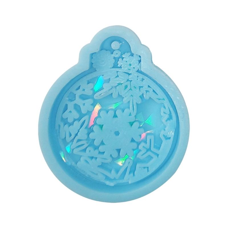 

DIY свет и тень брелок Рождественская силиконовая эпоксидная форма DIY украшения кулон форма для рукоделия для подарка на День святого Валентина