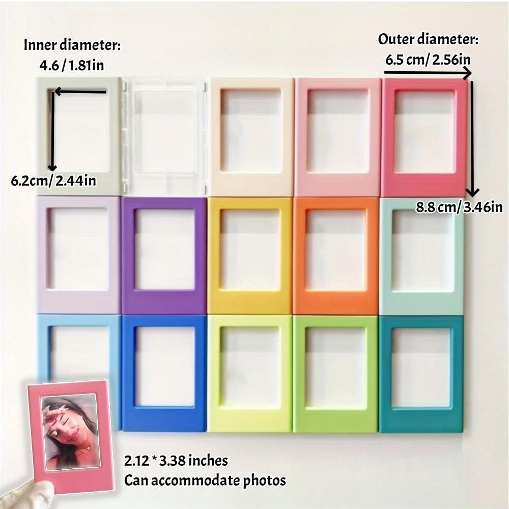 1/5 st Retro Magnetisk Fotoram för Fujifilm Instax 3-tums Negativ Album Displayhållare för Kök Heminredning Minnesgåvor