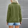 Women's Solid Color Long-sleeved Top With Zipper Sportswear Jacket Sweater