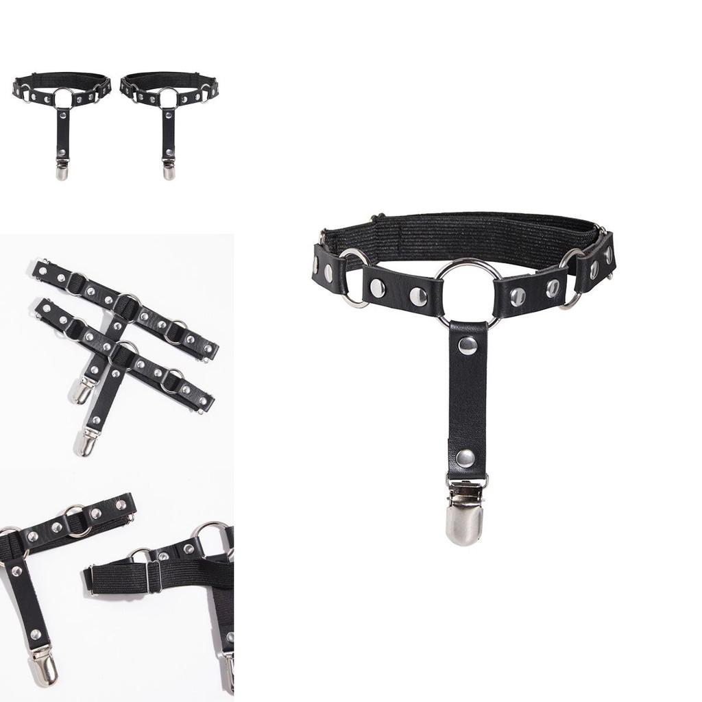 Lolita Leg Garters With Leather Material For Cute Girls And Cosplay Fashion