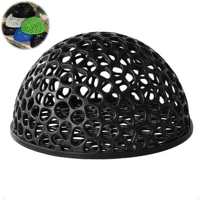 Aquarium Hideout Cave Shelter Fish Tank Decoration Hollow Hemispherical Hideout for Small Fish Shrimp Breeding Resting Playing