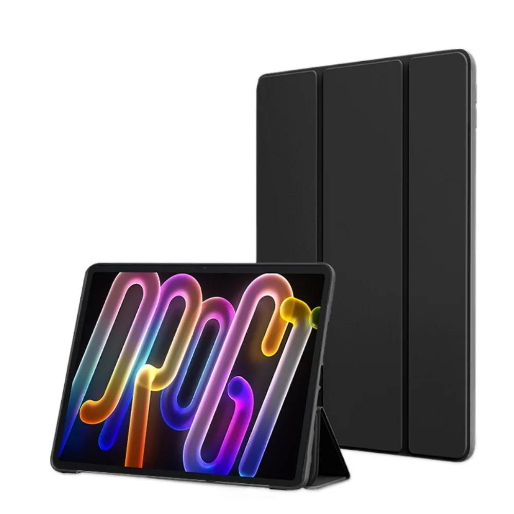 For New Auto Sleep/Wake 11.1" Tablet Flip Cover Tri-Folding Stand Soft Silicone Tablet Case for Lenovo Xiaoxin Pad Pro GT 2025