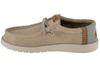 Hey Dude Wally Jute, Mens Beige Sneakers