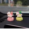 Lucky Money Horse Car Dashboard Ornament Cute Rocking Pony Figurine