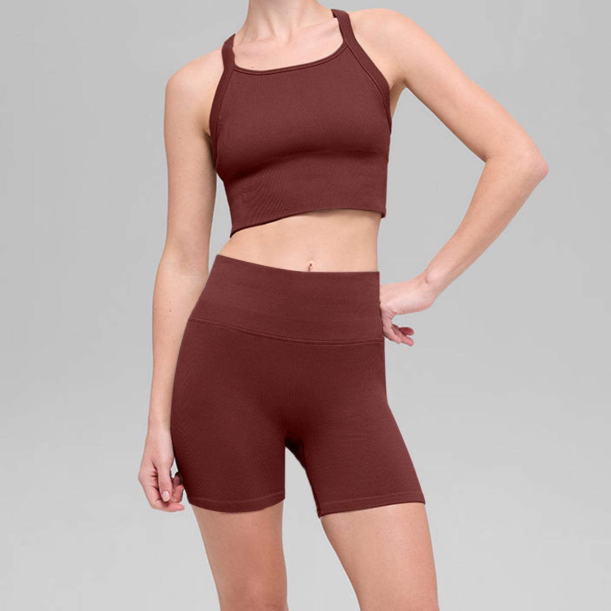 

European Best-Selling Women s Yoga & Fitness Set: Quick-Dry High-Waisted Pants with Beautiful Back Design S