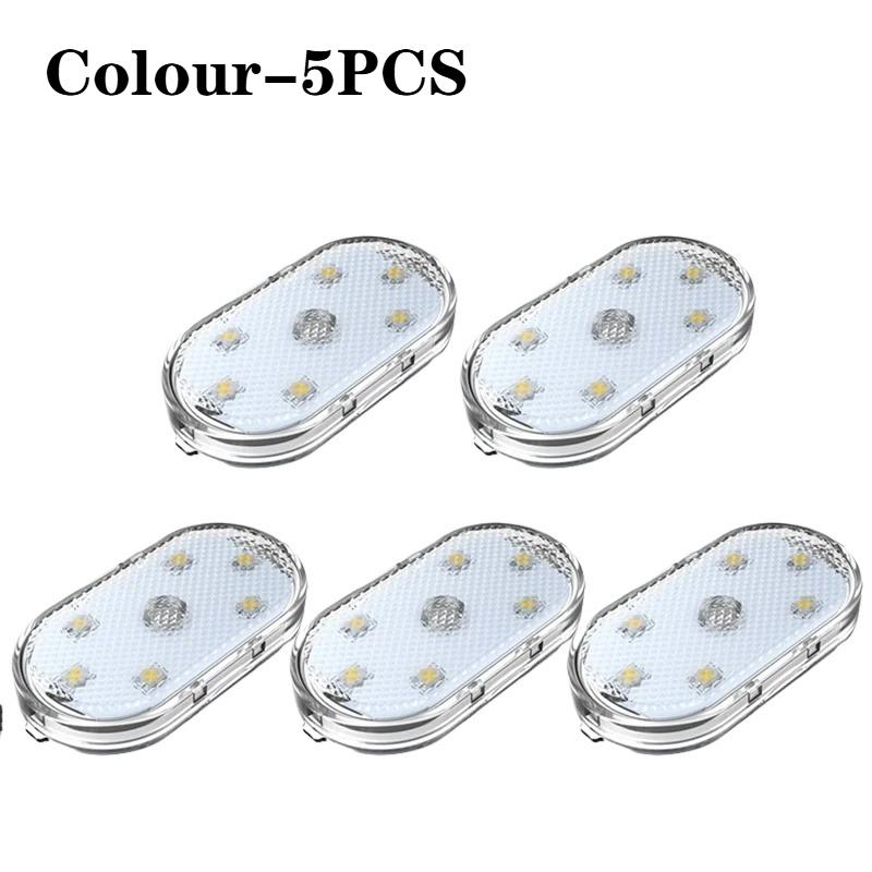 1-20PCS LED Touch Sensor Lamp USB Rechargeable Wireless Clip Light Multi-Color Atmosphere Lighting for Home Car Office Reading