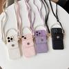 Pearl Strap Case For Xiaomi Mi 15T 14T Pro 13T Redmi Note 15 15C 14C 13C 12C Wallet Card Flower Crossbody Cord Lanyard Bag Cover