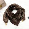 Magnetic buckle cotton and linen small square scarf silk scarf women's spring and autumn versatile neck protection scarf triangular scarf new warm sca