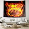 Basketball Pattern Background Tapestry Hanging for Bedroom,Livingroom, Playroom,Decor Art Room Wall Tapestry Holiday and Birthday Gifts
