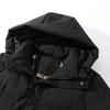 Winter Männer Plus Größe Wasserdicht Winddicht Mittel Langer Mantel Baumwolle Tasche Verdickt Schwarz Gold Mit Kapuze Baumwolle Jacke