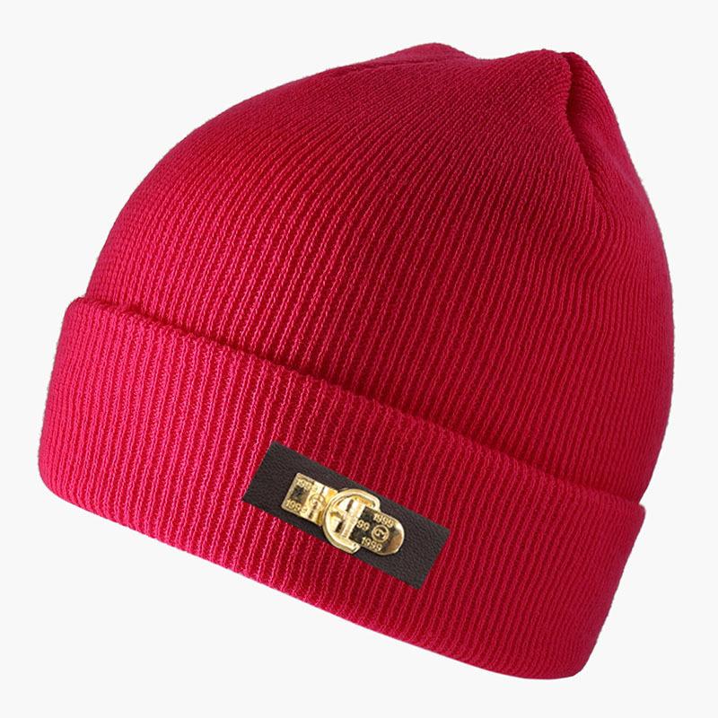 

Классические шапки «сделай сам» для мужчин и женщин, вязаные шапки для осени и зимы, теплые и холодные шапки, подходящие для защиты от ветра на открытом воздухе One Size красный