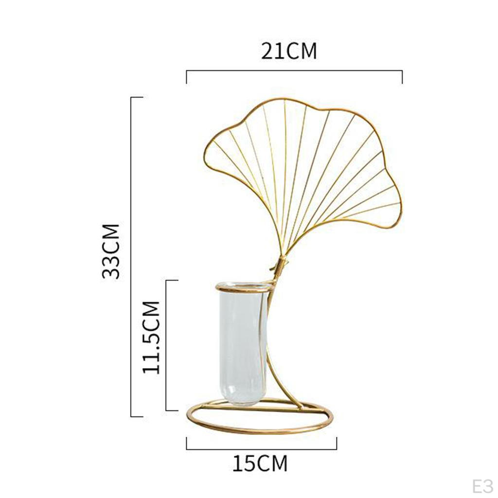 Art Vase Leaves Stand Flower Pots Er