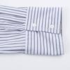 2026 Womens Striped Shoulder Pad Long Sleeve Shirt Casual Loose Fit Fall Fashion