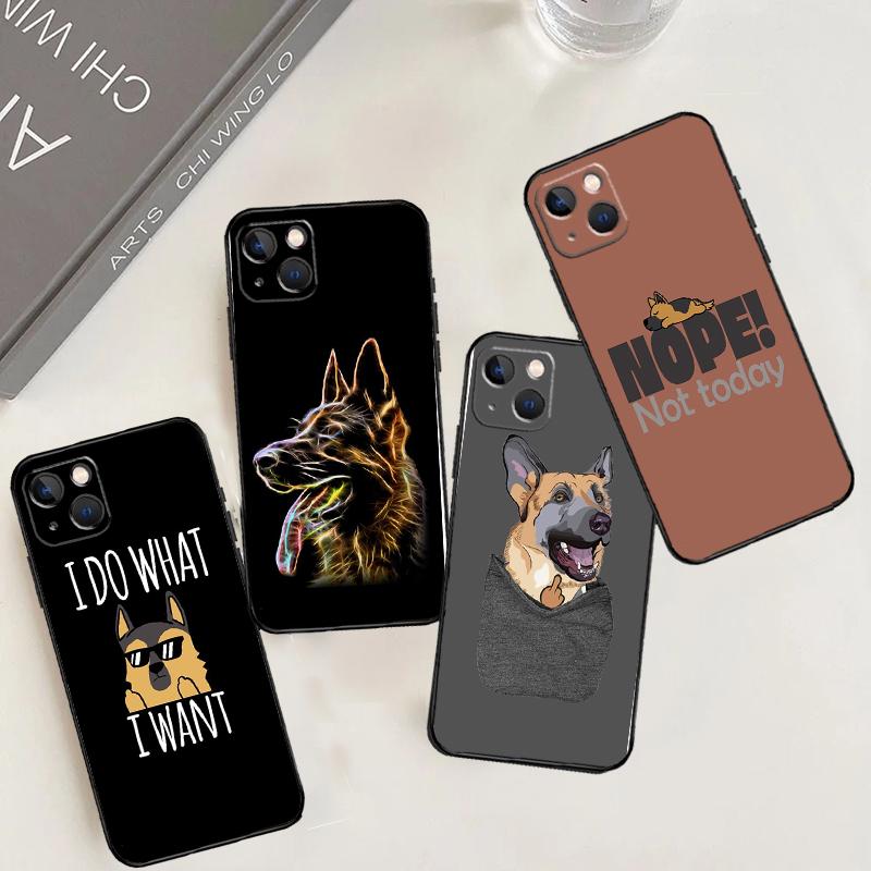 German Shepherd Dog Cartoon Case For Honor 400 Pro 200 50 70 90 X9a X9b X9c X9d X8a X8b X8c Magic 7 Lite 5 6 8 Pro Cover