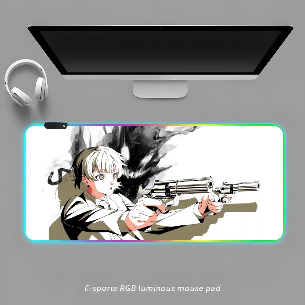 

Коврик для мыши Bachira RGB Игровой коврик для мыши Настольный коврик HD Геймерский Большой светодиодная подсветка XXL Коврики для мыши RGB600x300x3mm