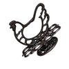 Decorsative Rooster Cast Iron Eggs Stand Display Holder For Kitchens Retro Farmhouses Style Decors Easy Maintenances