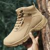 Fashion Men  Boots Hiking Shoes Plus Size Boot Motorcycle Climbing Shoes Training Waterproof Outdoor Ankle Casual 2025