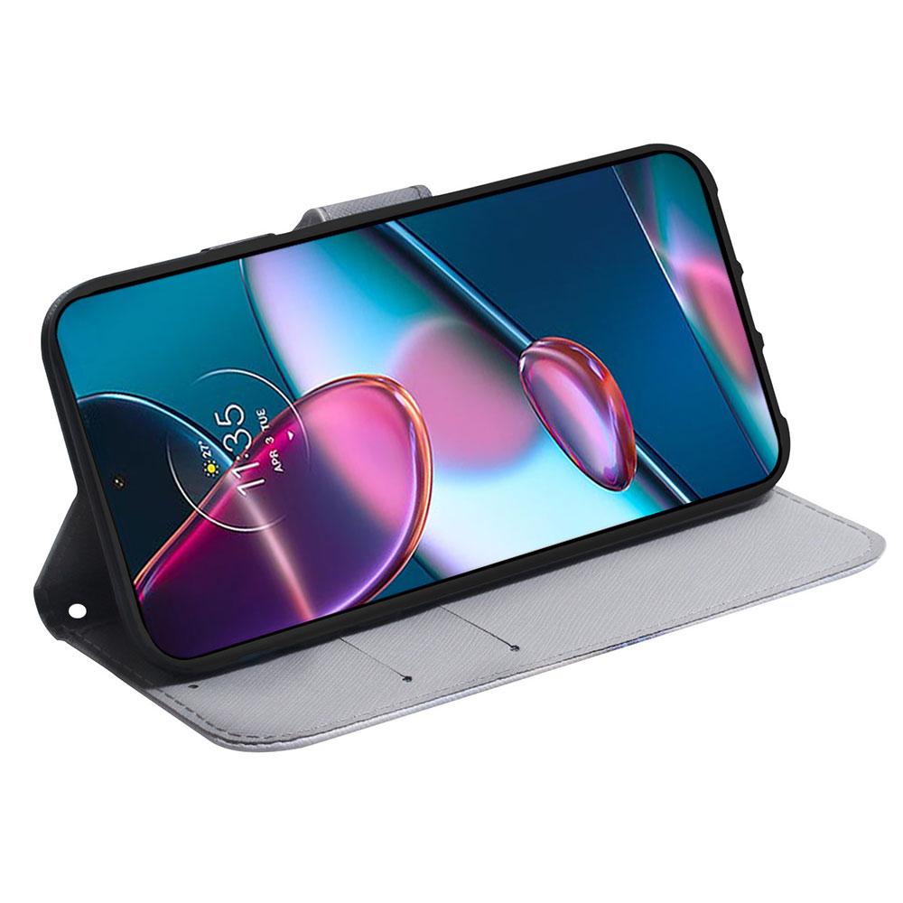For Motorola Moto G13 4G/G23 4G/G53 5G Wallet Phone Case Pattern Printing PU Leather Stand Cover Shell