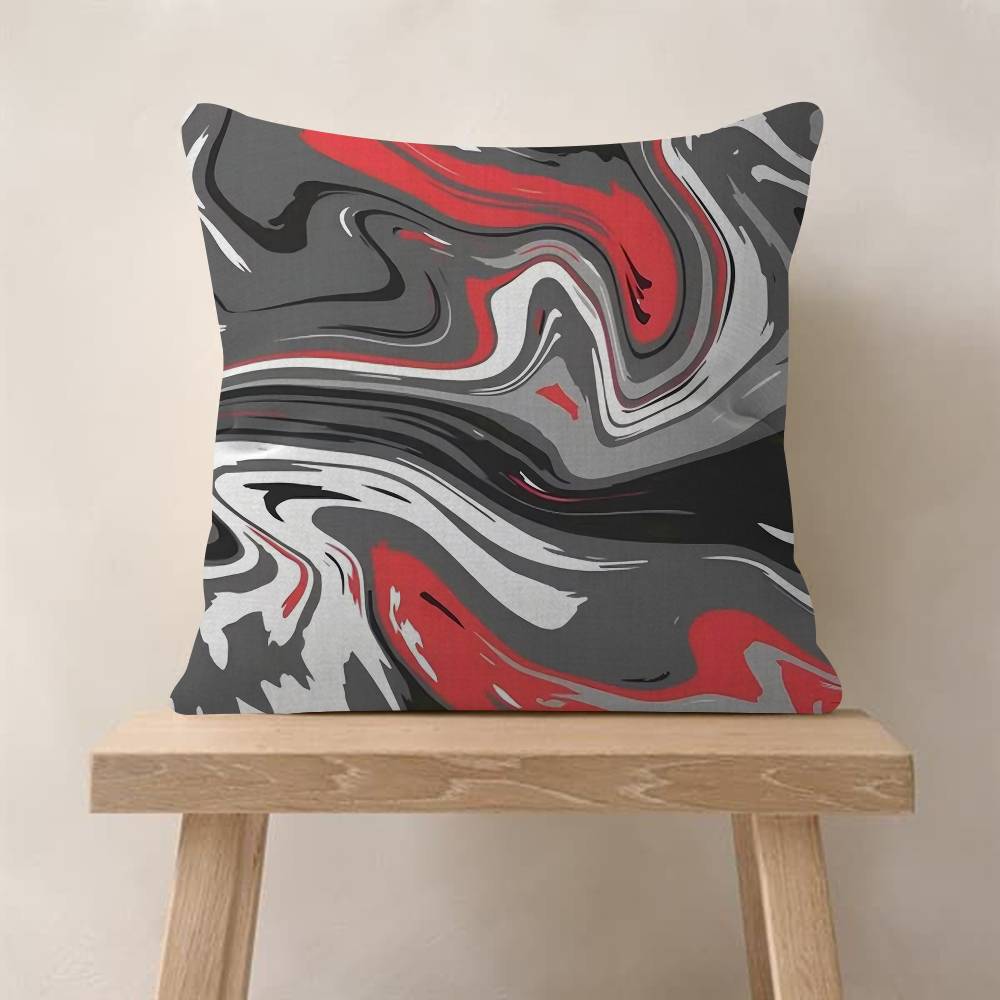 Strata Liquid Game Use Personalized Picture Text Home Decorative Pillows Household Gifts 45x45cm