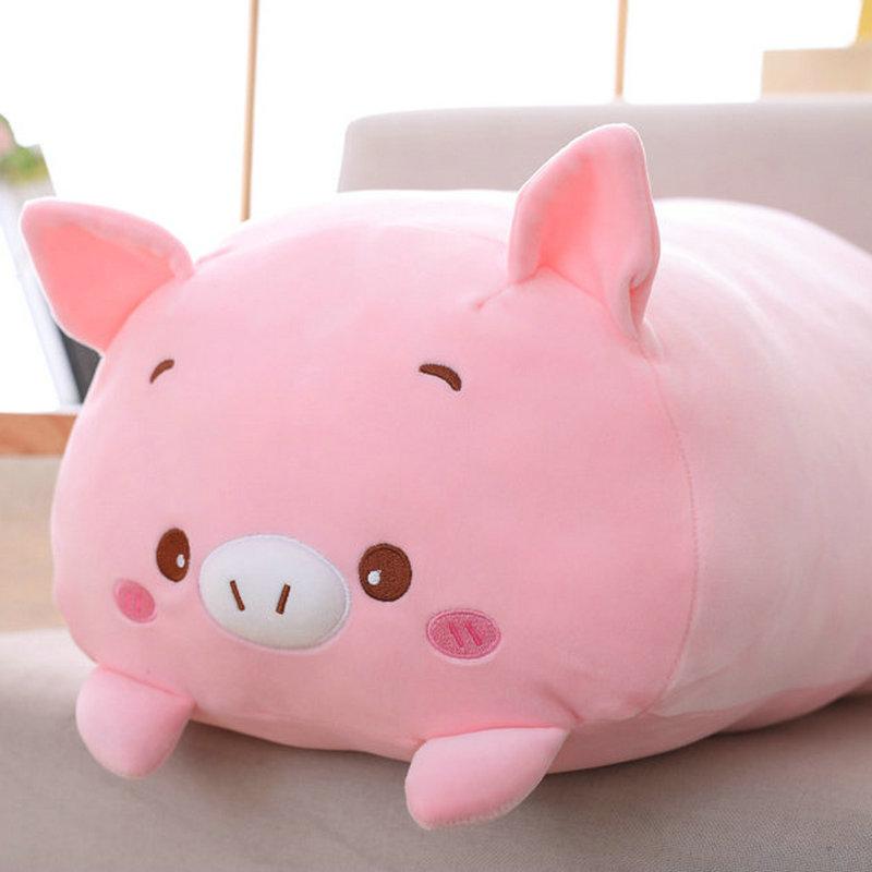 20cm Lovely Animal Sweet Dinosaur Pig Cat Bear Plush Toy Soft Cartoon Panda Hamster Elephant Deer Stuffed Doll Baby Pillow Gift
