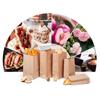 50Pcs Kraft Paper Bags Flat Grease Proof Snacks Cookie Sandwich Food
