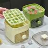 with Easy-press Lid Ice Making Tool Large Capacity Ice Cube Box  Refrigerator Storage